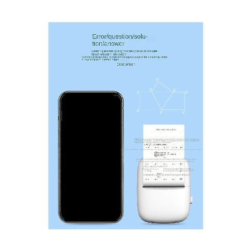 Mini Portable Bluetooth Printer-Pink